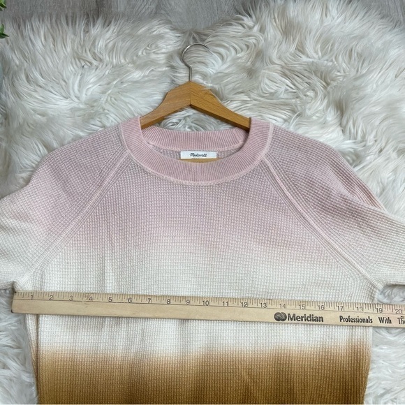 Madewell Dip-Dye‎ Cashmere Shrunken Sweatshirt - Picture 5 of 8